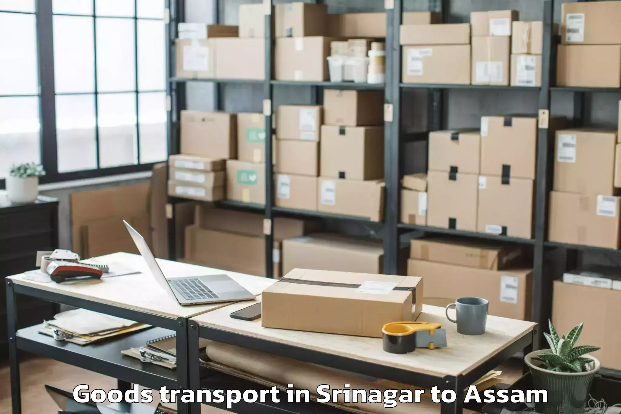 Affordable Srinagar to Senga Goods Transport